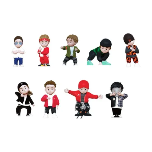 Koi Take Fun x ZHEJIUSHIJIEWU ZOZK Уличный Dance Стайлинг Слепые коробки Один Blind Коробка Целая коробка 9 шт