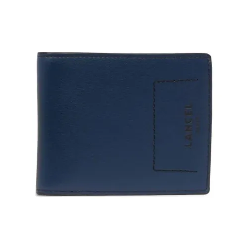 LANCEL Телячья кожа Кошелек Стандартный Женский Темно-синий