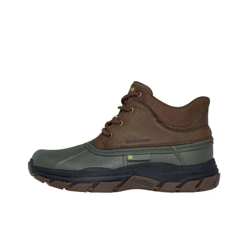 Skechers Respected Collection Ботильоны Коричневый/Зеленый/Черный Мужской