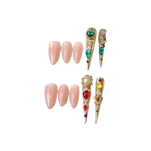 XIBI Дворцовый Центральная часть Броня False Nail Миндаль Пирамидальный Овал Длинный Заостренный 15мм