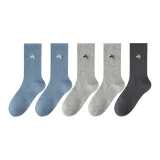 5 пар [Туманный синий 2 + Галактический серый 2 + Серый карандаш 2]