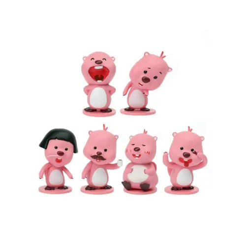 Zanmang Loopy The Beaver Третье поколение Слепые коробки Один Mystery Коробка Целая коробка 6 шт