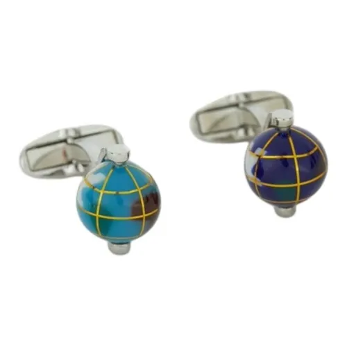 Paul Smith Медный Цинковый Запонки Мужской Серебряный Синий