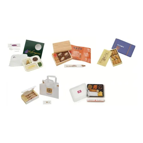 GIFTED MINDS x Kenelephant Радость House Lunch Коробка Слепые коробки Один Mystery Коробка Полный комплект 5 шт