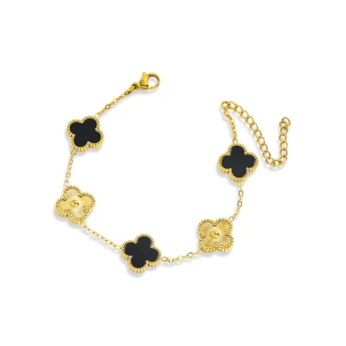 WANLIACC Сплав Four Leaf Clover Браслет Женский