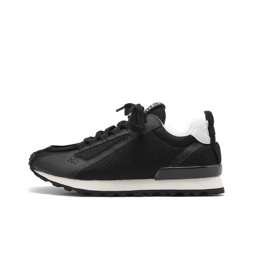 SZE Беговые кроссовки Low Top Черные Унисекс