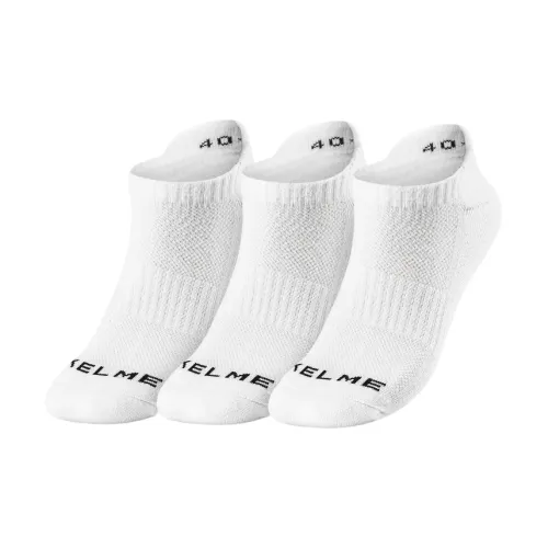 KELME Низкие носки унисекс 3 упаковки черный белый серый