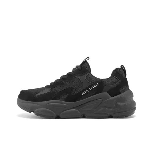 JEEP SPIRIT Darth Vader Устойчивый к истиранию Дышащий Легкий Низкий Топ Кроссовки с Толстой Подошвой Мужские