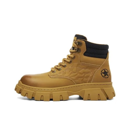 JEEP SPIRIT Короткий Мартин Бот Мужской Рассвет Желтый