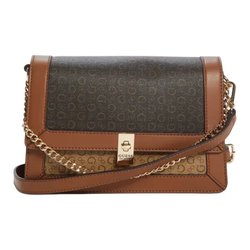 GUESS Сумка через плечо из искусственной кожи женская коричневая
