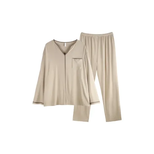 Xuan Liang Pajama Комплект Женский Абрикос Серый