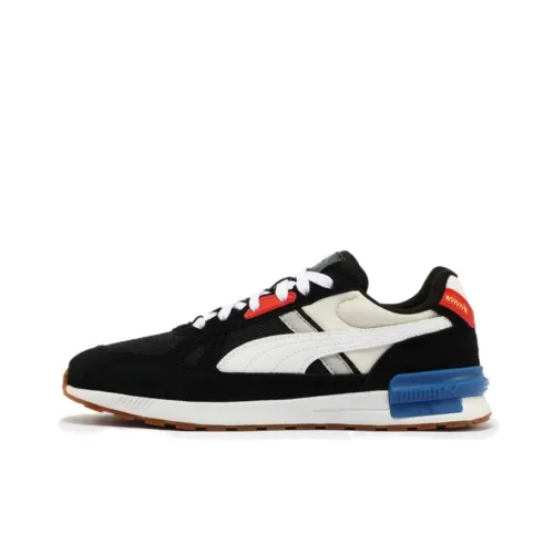 PUMA Graviton Pro Slip-resistant Abrasion-resistant And Balanced Low Top Casual Running Shoes Unisex Black PUMA Graviton Pro Противоскользящие Износостойкие и Сбалансированные Низкие Кеды Повседневные Беговые Кроссовки Унисекс Черные