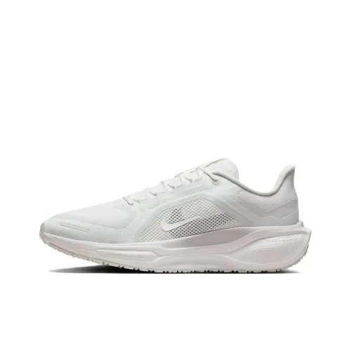 Nike Pegasus 41 Slip-resistant Abrasion-resistant Low Top Casual Running Shoes Men's Beige Blue Найк Pegasus 41 Противоскользящий Устойчивый к истиранию Низкий Топ Повседневные Беговые Кроссовки Мужские Бежевый Синий