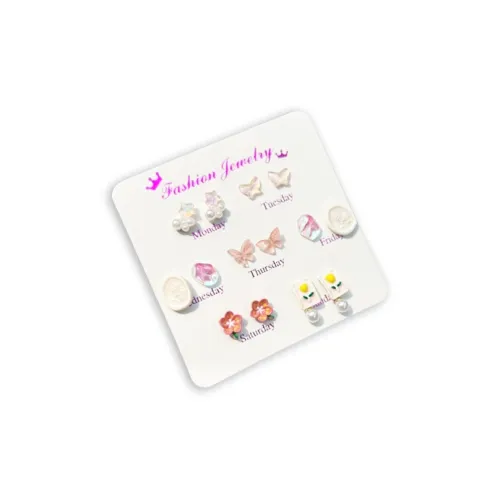 LuluCanaan Смола Серьги-гвоздики Женские