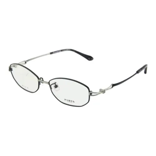 PORTS Сплав Нерегулярная форма Оправы для очков Женские Черный