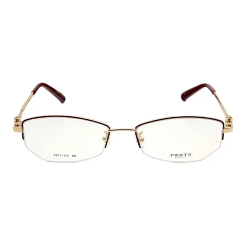 PORTS Сплав Нерегулярная форма Оправы для очков Женские Красный