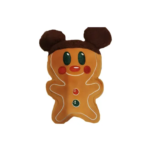 Disney Christmas Series Пряничный человечек Коричневый Куклы Плюшевый Брелок Средний Размер Высота