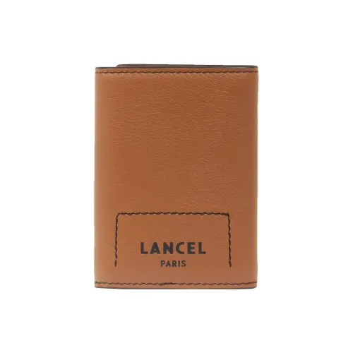 LANCEL Гладкая коровья кожа Кошелек Женские Умбра