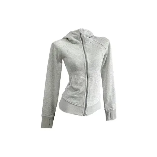 Bamboo Twill Damask и Silk Record Толстовка Женская Серого цвета