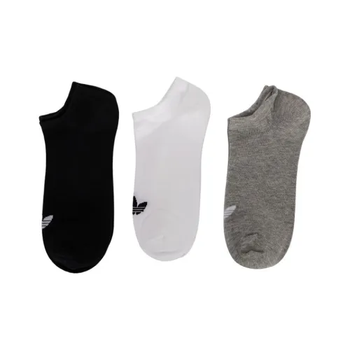Adidas 3 шт Черный+Белый+Серый Унисекс Носки
