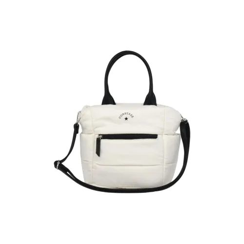Конверс Нейлон Тоут Сумка Сумка для покупок Сумка через плечо Сумка среднего размера унисекс цвет слоновая кость