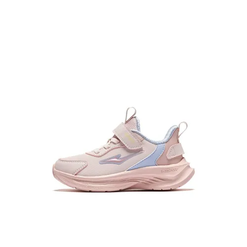 ERKE KIDS Противоскользящие устойчивые к истиранию низкий топ детские беговые кроссовки розовый детский