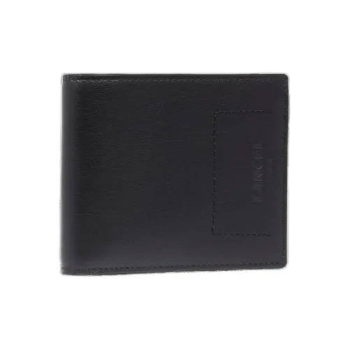 LANCEL Гладкая коровья кожа Кошелек Унисекс Черный