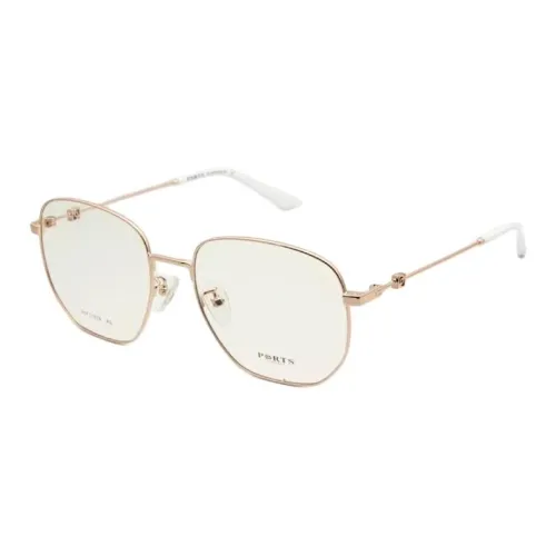 PORTS Alloy Oval Eyeglass Frames Women's Rose Gold PORTS Сплав Овальные Оправы для очков Женские Розовое золото