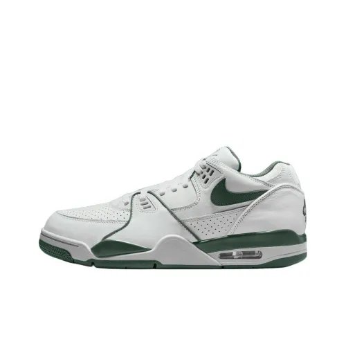 Nike Air Pilot 89 Противоскользящий Устойчивый к истиранию Низкий Топ Винтажные Баскетбольные Кроссовки Унисекс Белый Зеленый