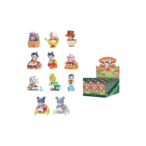 POP MART Нэчжа Non Human Daydreaming Нэчжа Сказка Коллекция Слепые коробки Целая коробка 9 шт