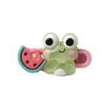 Милый фруктовый лягушонок заколка для волос [Арбуз]