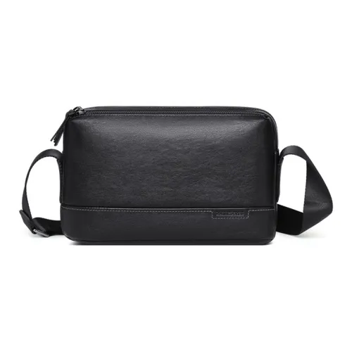 SEPTWOLVES Сумка через плечо из коровьей кожи стандартная мужская черная