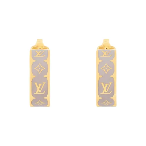 LOUIS VUITTON NANOGRAM ENAMEL Металлические Серьги Женские