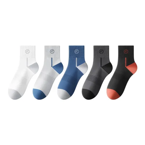 H YXIANG Носки Crew Мужские упаковка из 5 пар