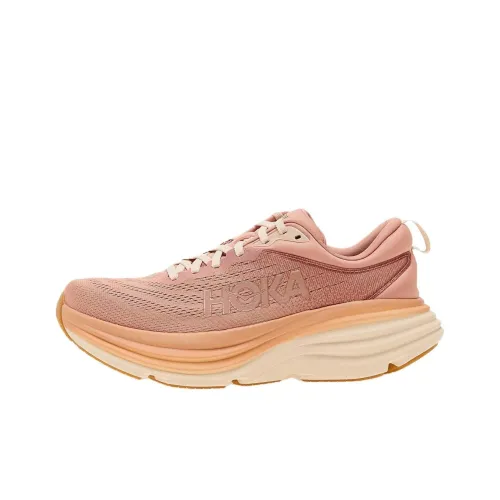 HOKA ONE ONE Bondi 8 Амортизация Износостойкие Низкие Кроссовки для Бега Женские Оранжевые