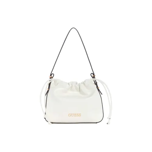 GUESS Artificial Leather Hobo Leather Crossbody Bag Small Women's White GUESS Искусственная кожа Сумка Hobo кожа Сумка через плечо Маленькая Женская Белая
