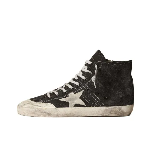 Golden Goose Francy High Top Canvas Shoes Men's