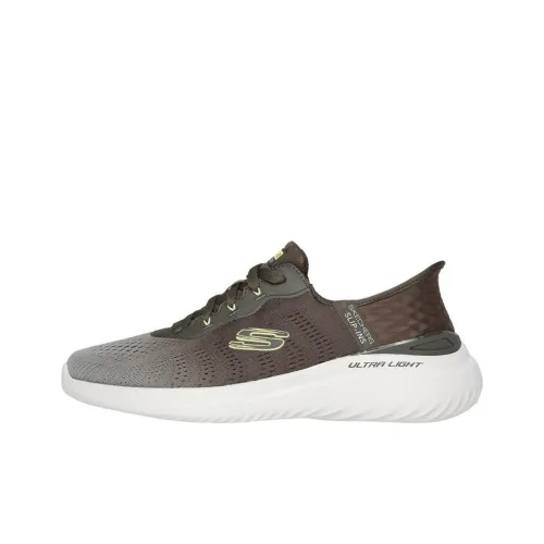 Skechers BOUNDER 2,0 Низкий топ Повседневная обувь Мужская Зеленая