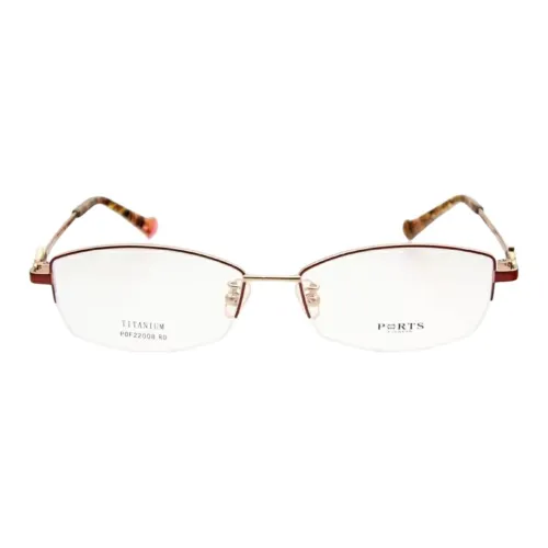 PORTS Титан Нерегулярная форма Оправы для очков Женские Красный