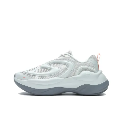 FILA FUSION BUZZARD Meteor Shoes Амортизация Отводящий влагу Низкий Топ Повседневная Обувь Женская Серый