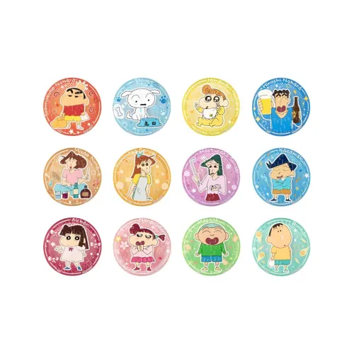 3D JP Карандаш SHIN Chan 16 шт Магнитный Пазл Наклейка для холодильника Слепые коробки Один Mystery Коробка Целая коробка 12 шт