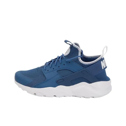 Nike Air Huarache Run Ultra Противоскользящий Устойчивый к истиранию Низкий Топ Повседневные Беговые кроссовки Мужские Синие