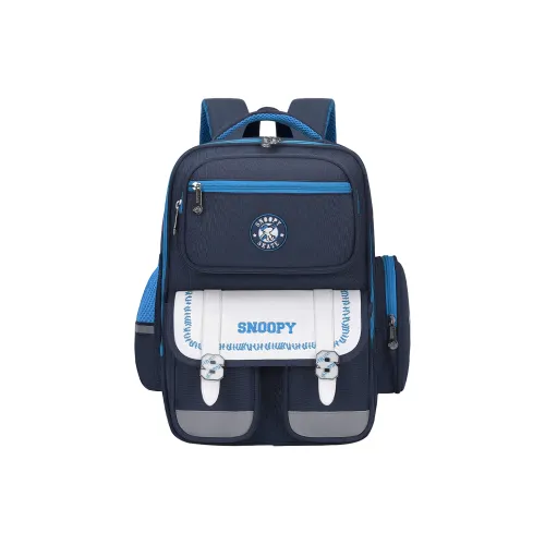 SNOOPY Полиэстер Elementary School Student Backpack Детский Синий Фиолетовый