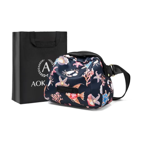 AOKANG Ткань Сумка-купол Черепаха Сумка для Коммутации Сумка через плечо Стандартная Женская Сапфирово-синий Хаки