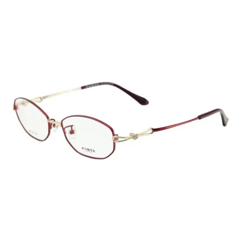 PORTS Сплав Нерегулярная форма Оправы для очков Женские Красный