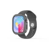 Серый защитный чехол + серый силиконовый ремешок для часов