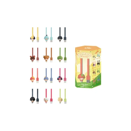 POP MART Dimoo With You Collection CABLE Слепые коробки Один Mystery Коробка Целая коробка 12 шт