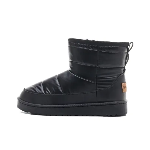 Warrior Термический Устойчивый к истиранию Увеличивающий Высоту Короткий Сноубутсы Женские Черный