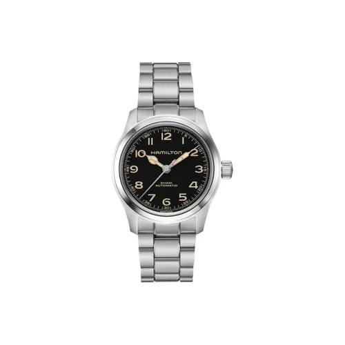 Hamilton Автоматический Механический Movement Унисекс Khaki Field Series Часы 38 мм Черные