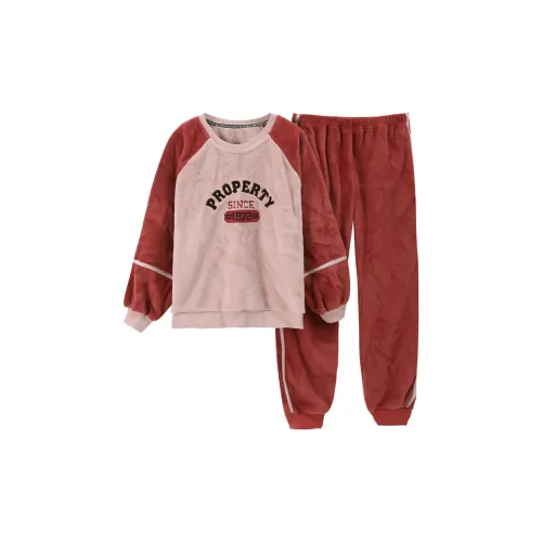 Song Qianya Пижамный комплект женский красный